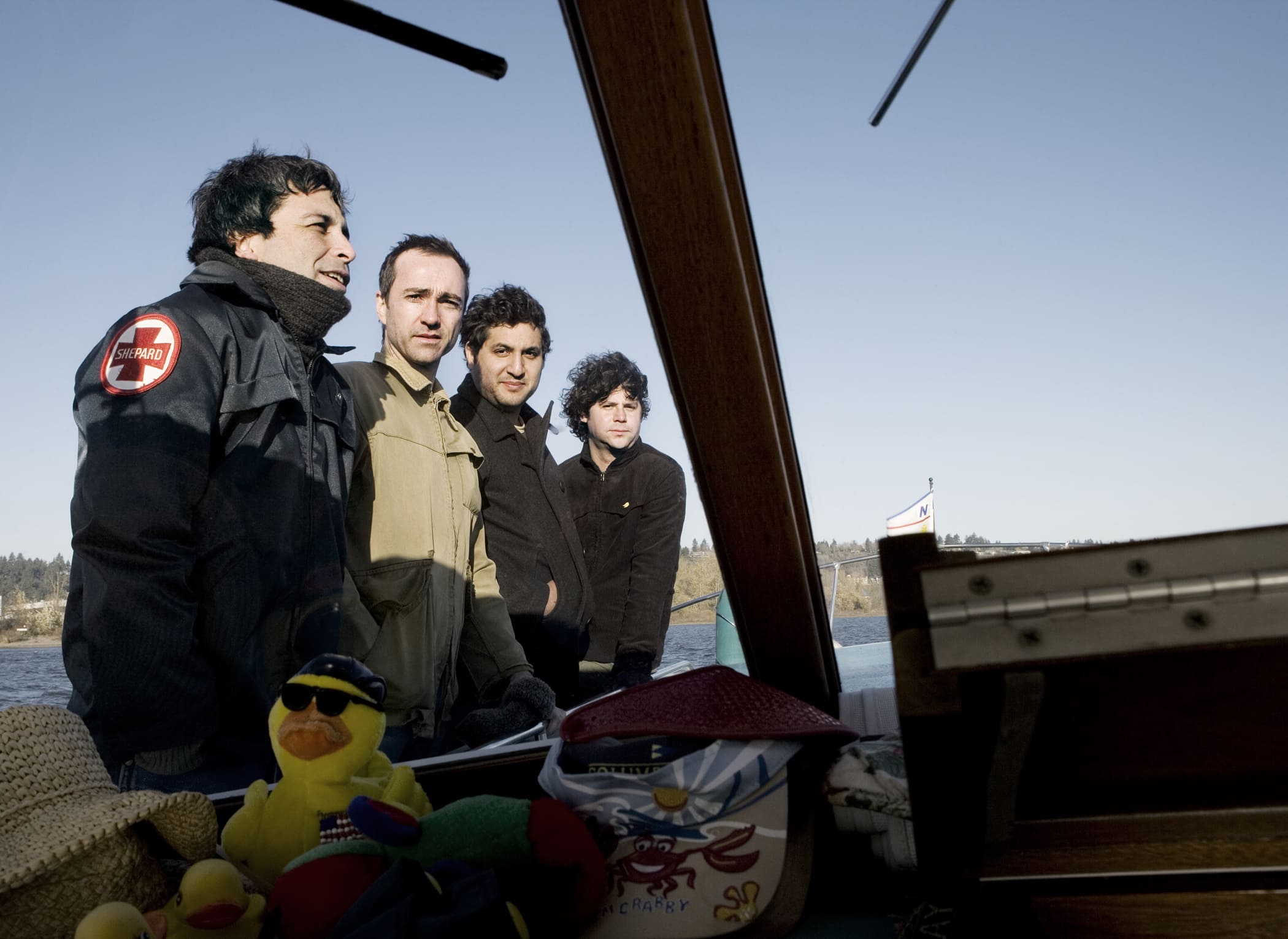 Die Band The Shins bei einem Ausflug