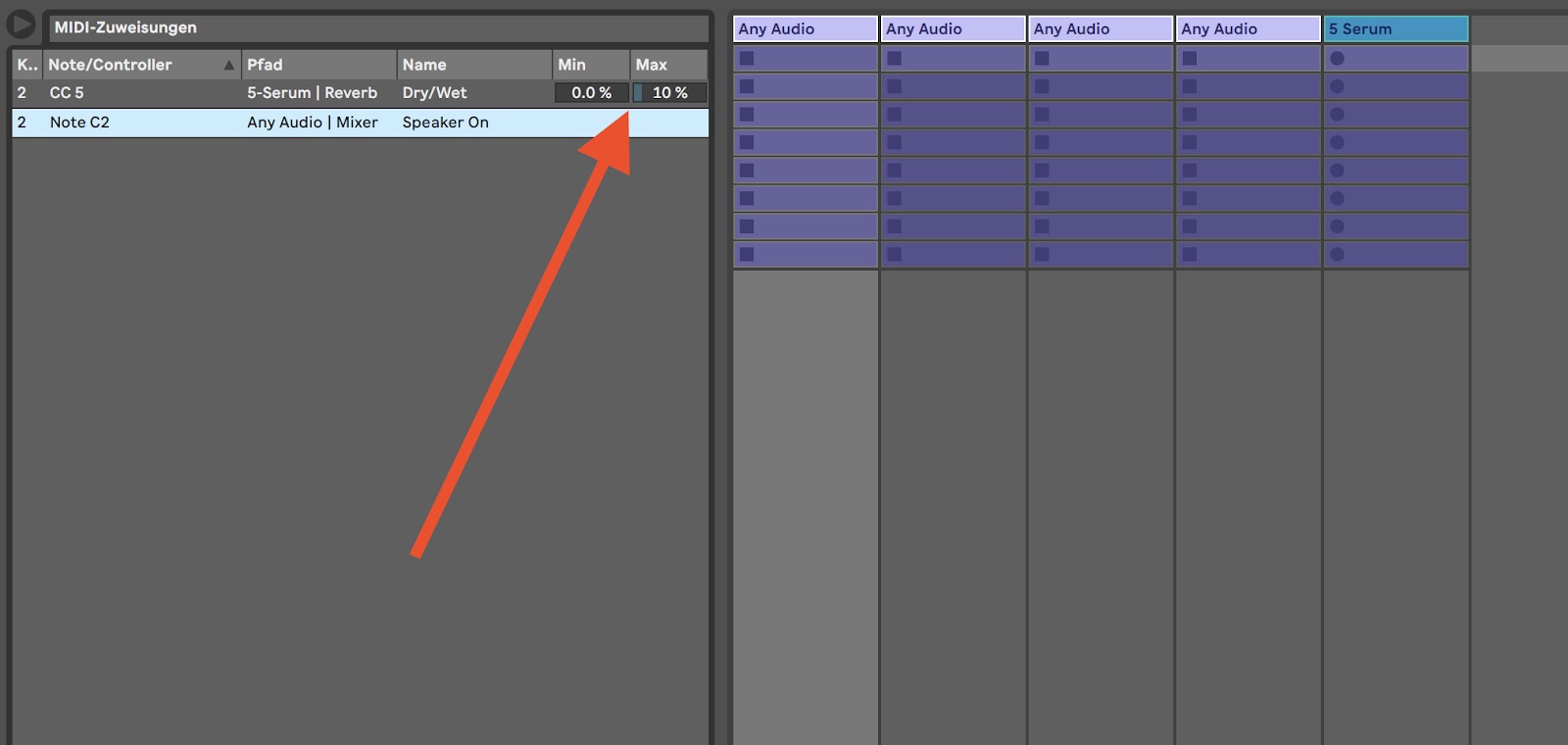 Ableton Live - MIDI Modus Tutorial Schritt 4