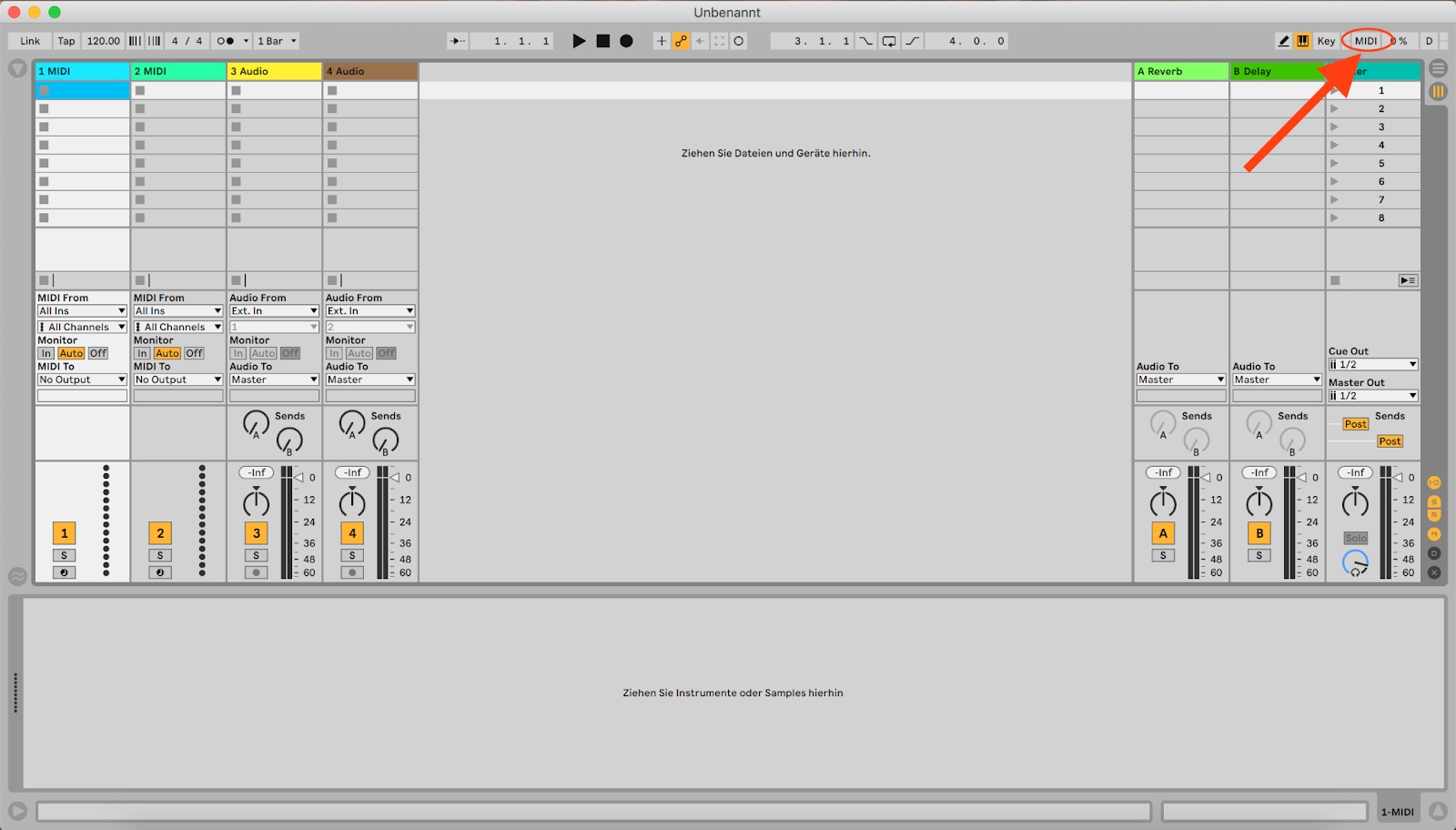 Ableton Live - MIDI Modus Tutorial