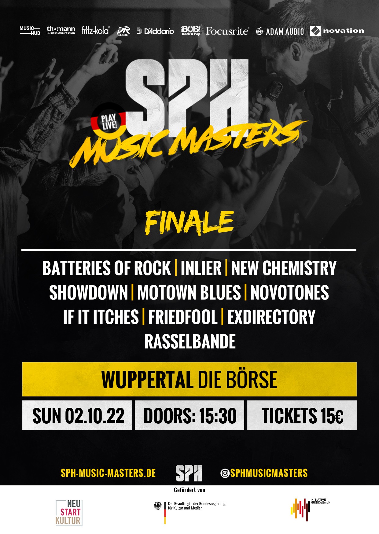 Das Plakat des SPH Music Masters